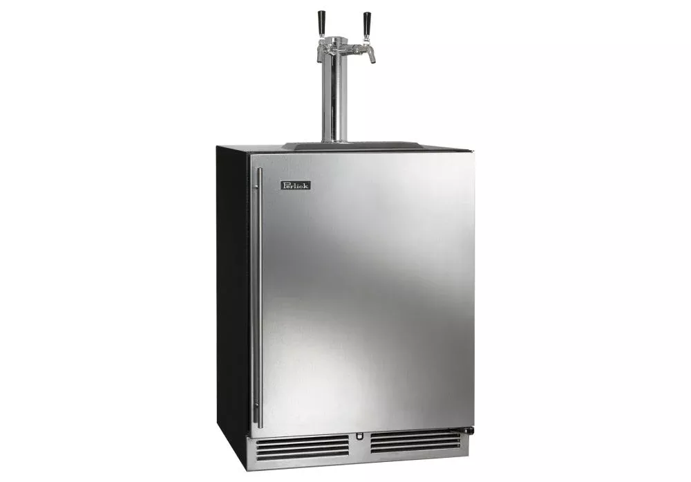 Perlick 24 Inch Outdoor Beer Dispenser with Solid Door