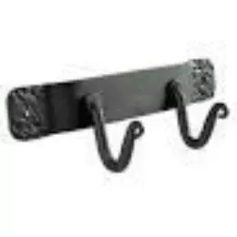 Pilgrim: 2 Hook Bracket – Black – 9.5″