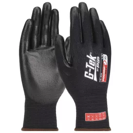 PIP 16-828 G-Tek PosiGrip MAX Cut Level A2 Seamless Knit PolyKor Blended Gloves – PosiGrip MAX Coated