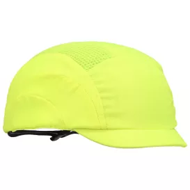 PIP 282-AAL130 HardCap Essential Baseball Bump Cap - Micro 1" Brim - Hi-Vis Yellow