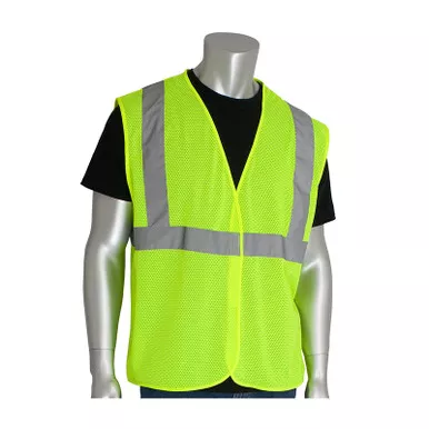 PIP Class 2 Hi Vis Economy Mesh Vest 302-MVG
