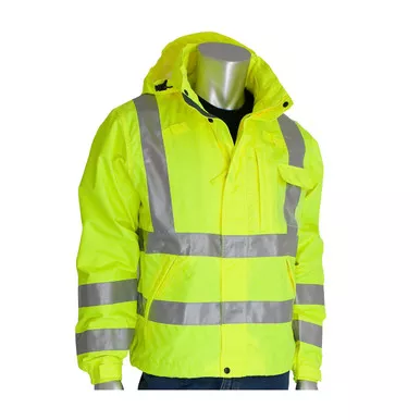 PIP Class 3 Hi Vis Waterproof Breathable Jacket 353-2000