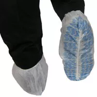 Polypropylene Shoe Covers, White Anti Skid (150 pair)