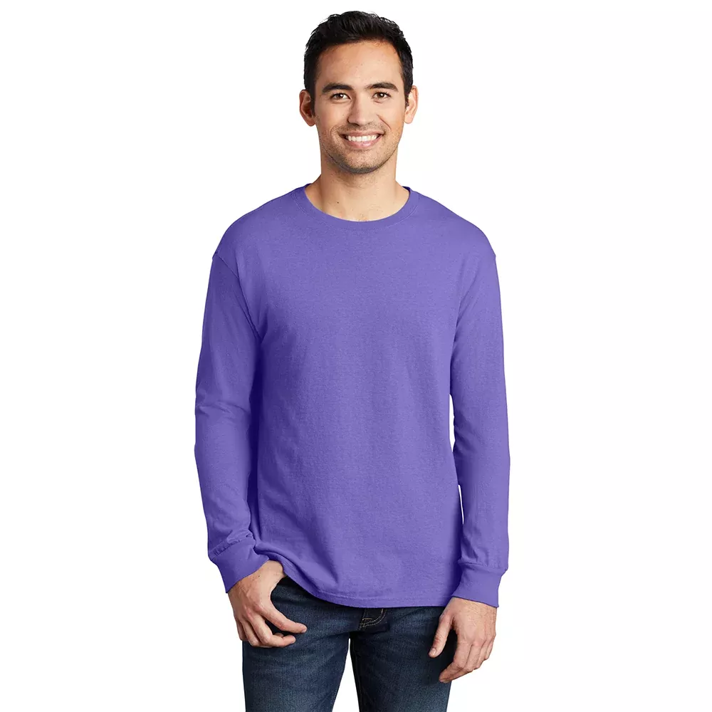 Port & Company PC099LS Beach Wash Ring Spun Long Sleeve Tee