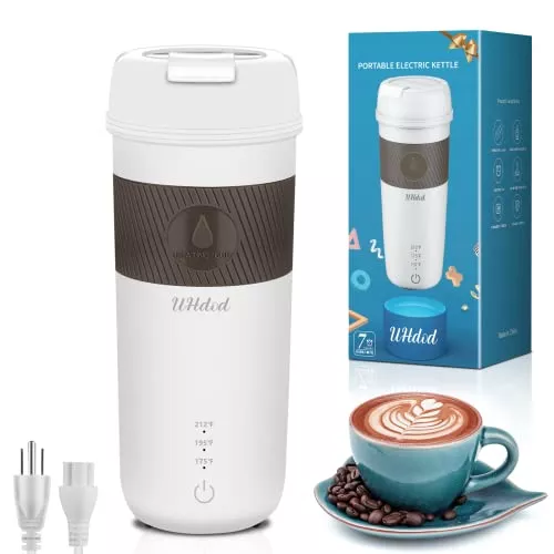 Portable Travel Electric Kettle, Mini Electric Tea Kettle for Boiling Water