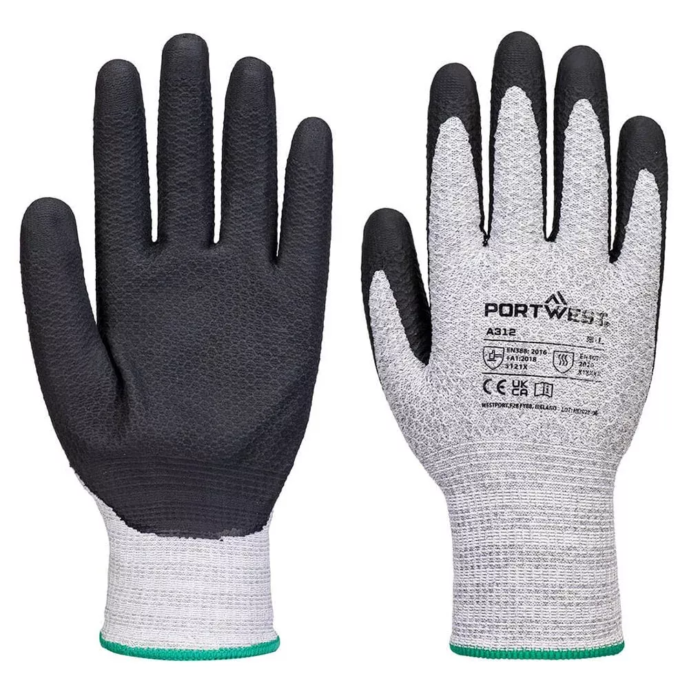Portwest A312 Diamond Knit Gloves with Nitrile Foam Coating, 1 pack (12 pairs)