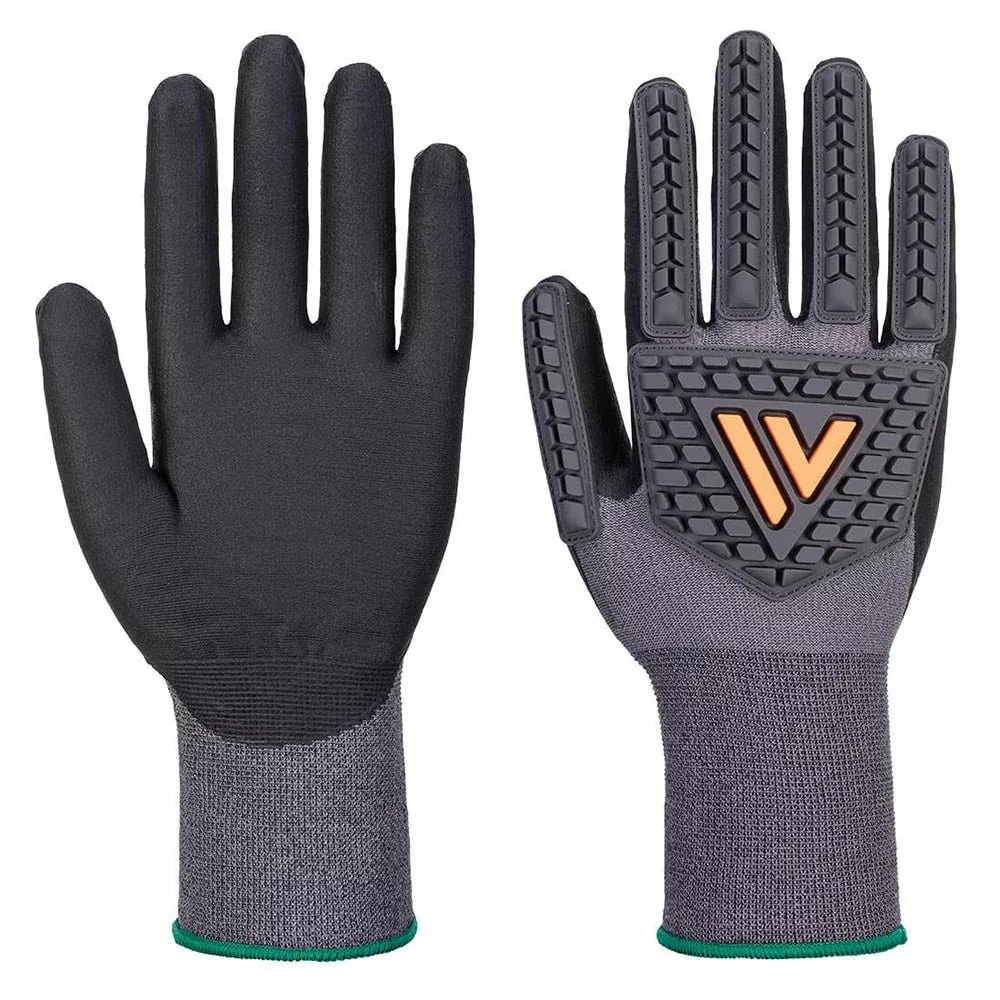 Portwest A715 Micro-Foam Nitrile Coated Impact Gloves with ESD Liner