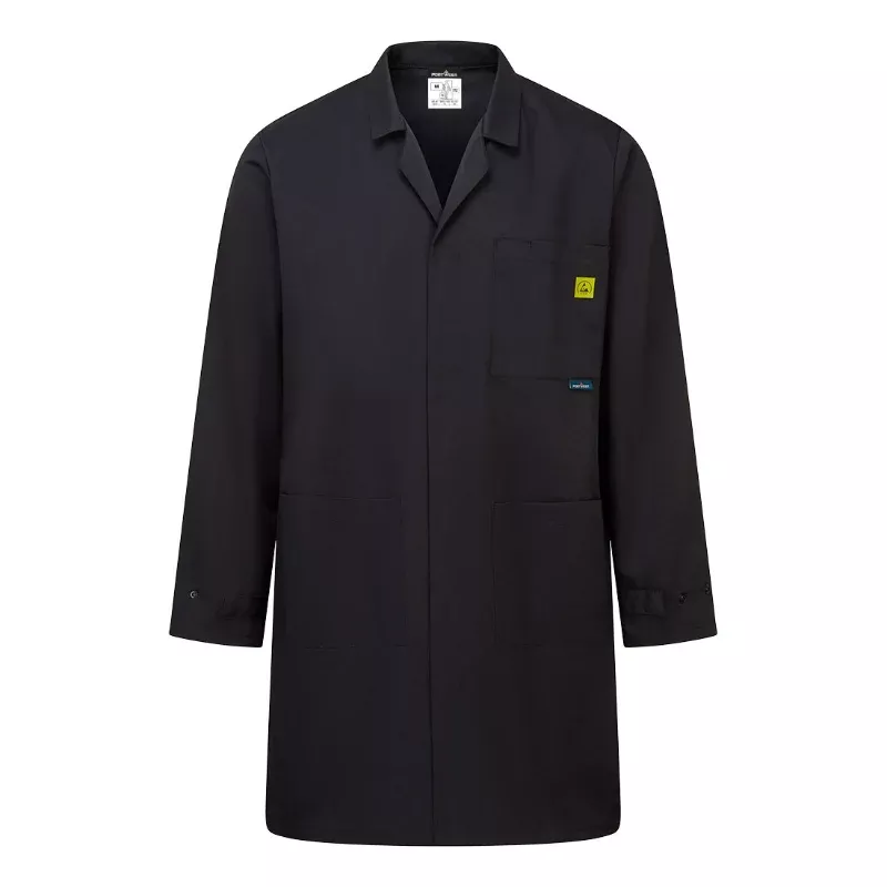 Portwest Anti-Static Coat – Anti-scratch design – AS10