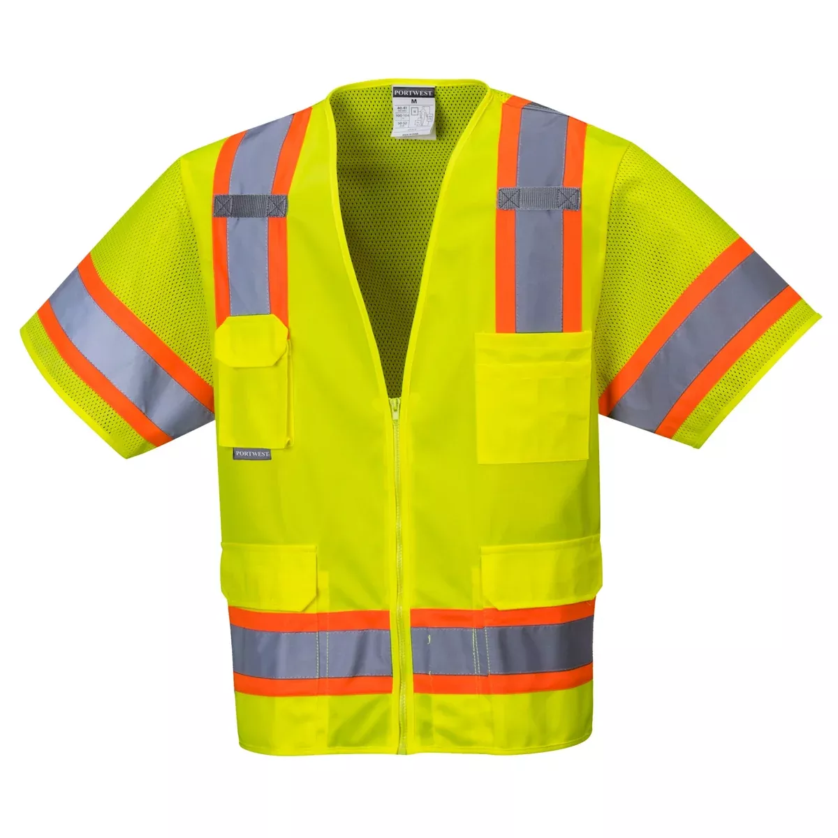 PORTWEST Aurora Hi Vis Sleeved Safety Vest - ANSI Class 3 - US373
