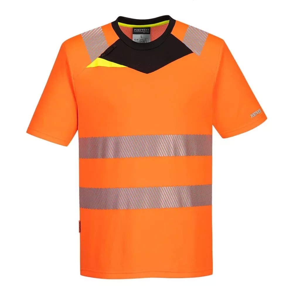 Portwest DX4 Hi-Vis Class 2 Premium Cooling Short Sleeve T-Shirt