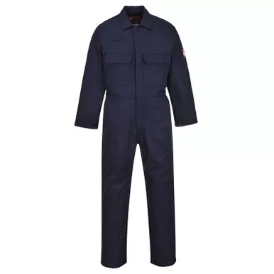 PortWest Flame Resistant Navy Bizweld Unlined Coveralls UBIZ1NA
