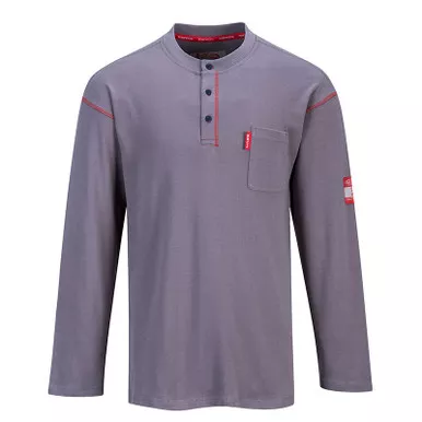 PortWest FR Moisture Wicking Bizflame Henley FR02