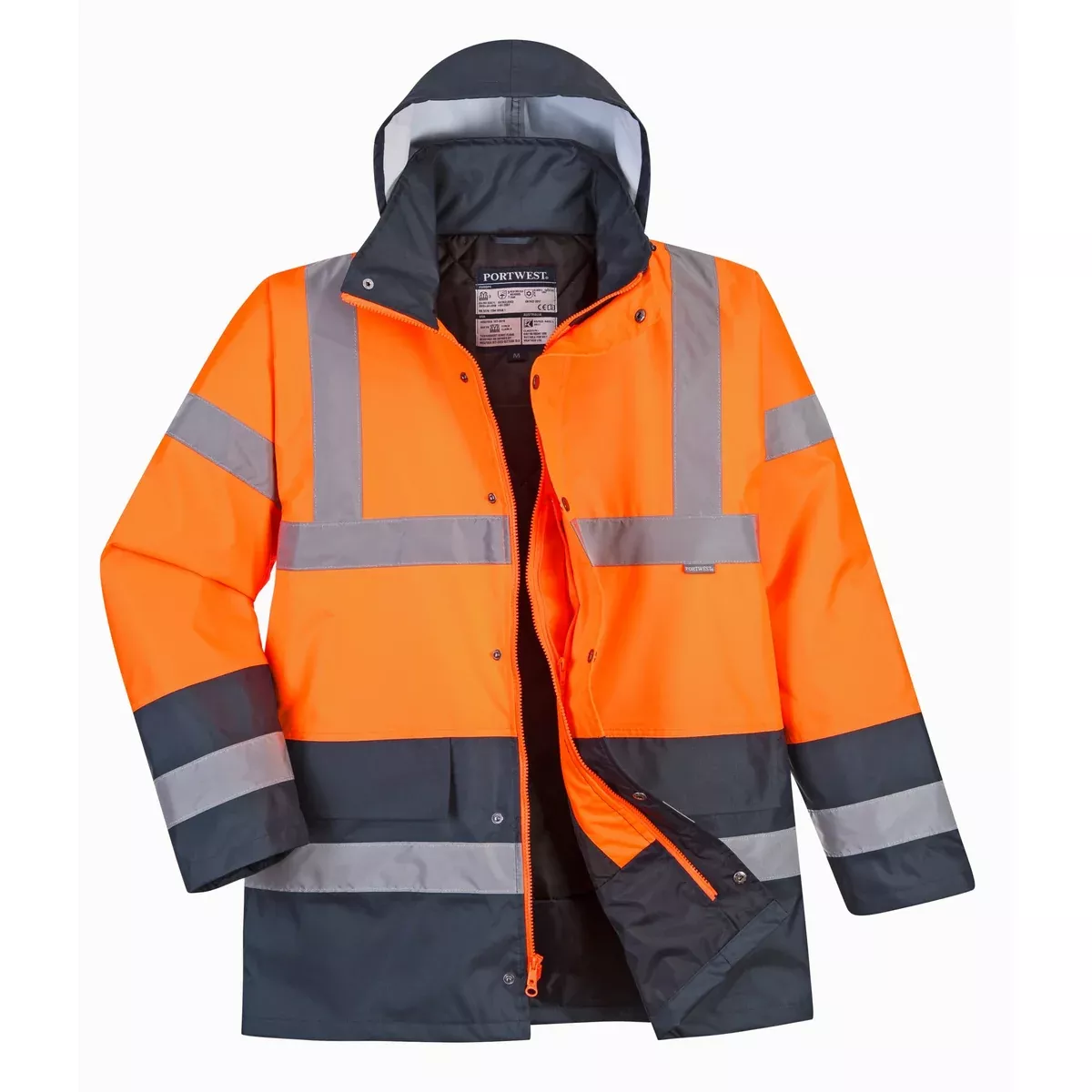 PORTWEST Hi Vis Two Tone Traffic Jacket - ANSI Class 3 - US467