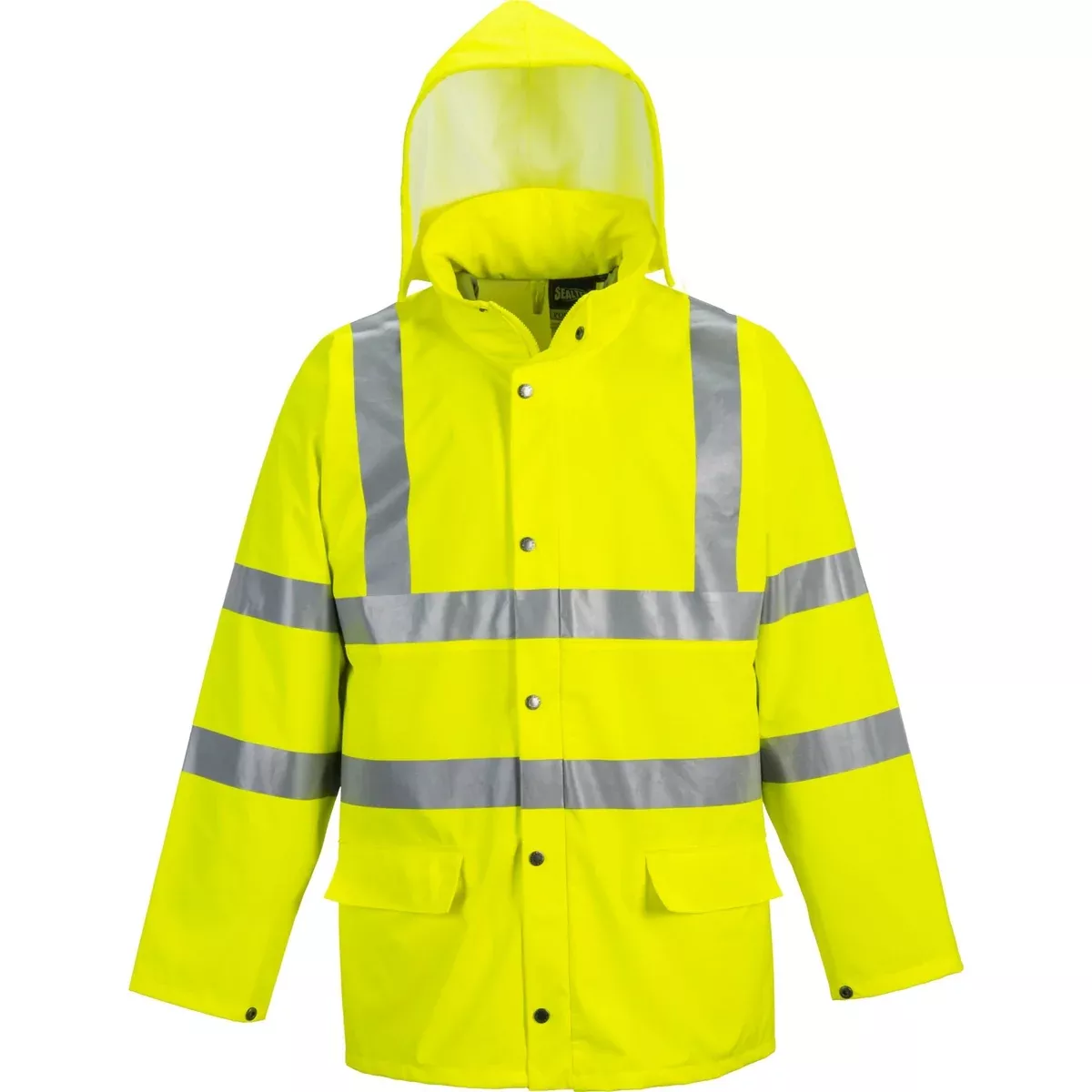 PORTWEST High Vis Waterproof Rain Jacket - Unlined - ANSI Class 3 - US491