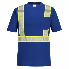 Portwest S396 Iona Plus Short Sleeve T-Shirt – Royal Blue