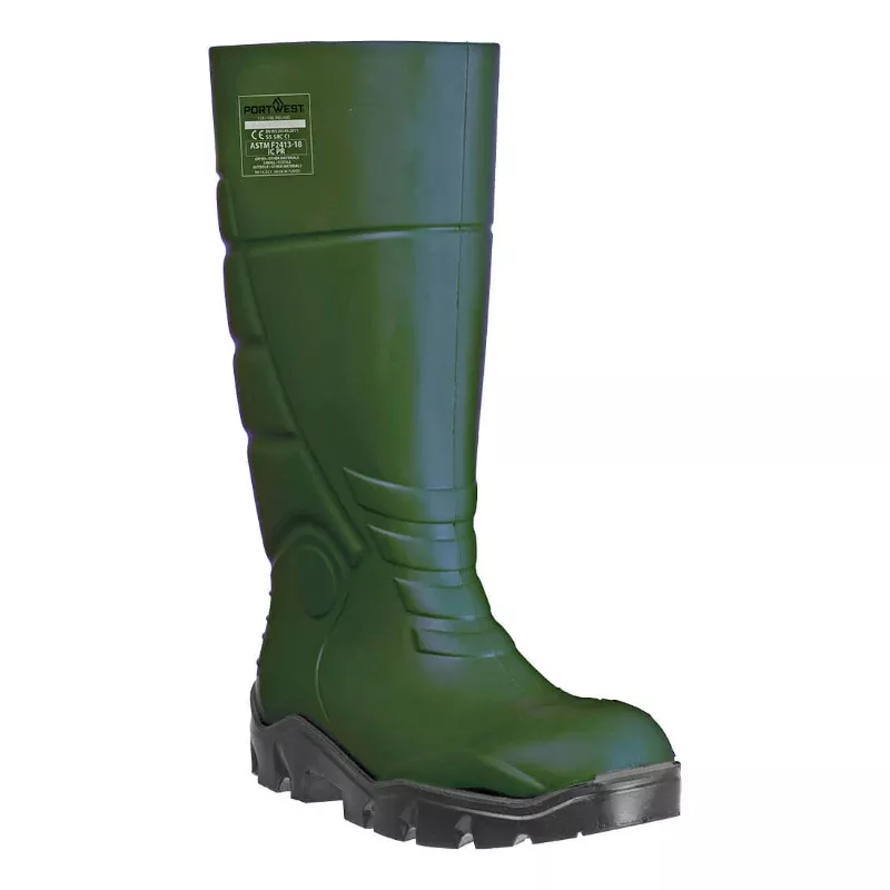 PORTWEST Steel Toe Safety Waterproof Wellington Boots – S5 CI FO – FD95