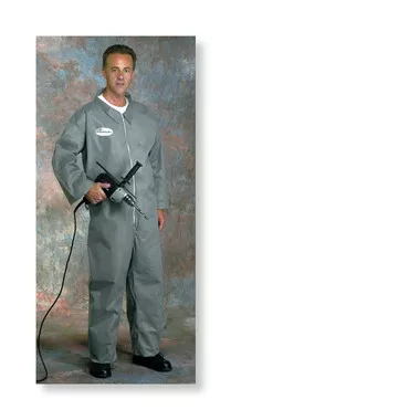Posiwear 3 Standard Coveralls GRAY with Zipper Collar (25 per case) ~ Size 5X