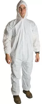 Promax SMS Coveralls with Hood, Elastic Wrists and Ankles (25 per case) ~ Size 4X