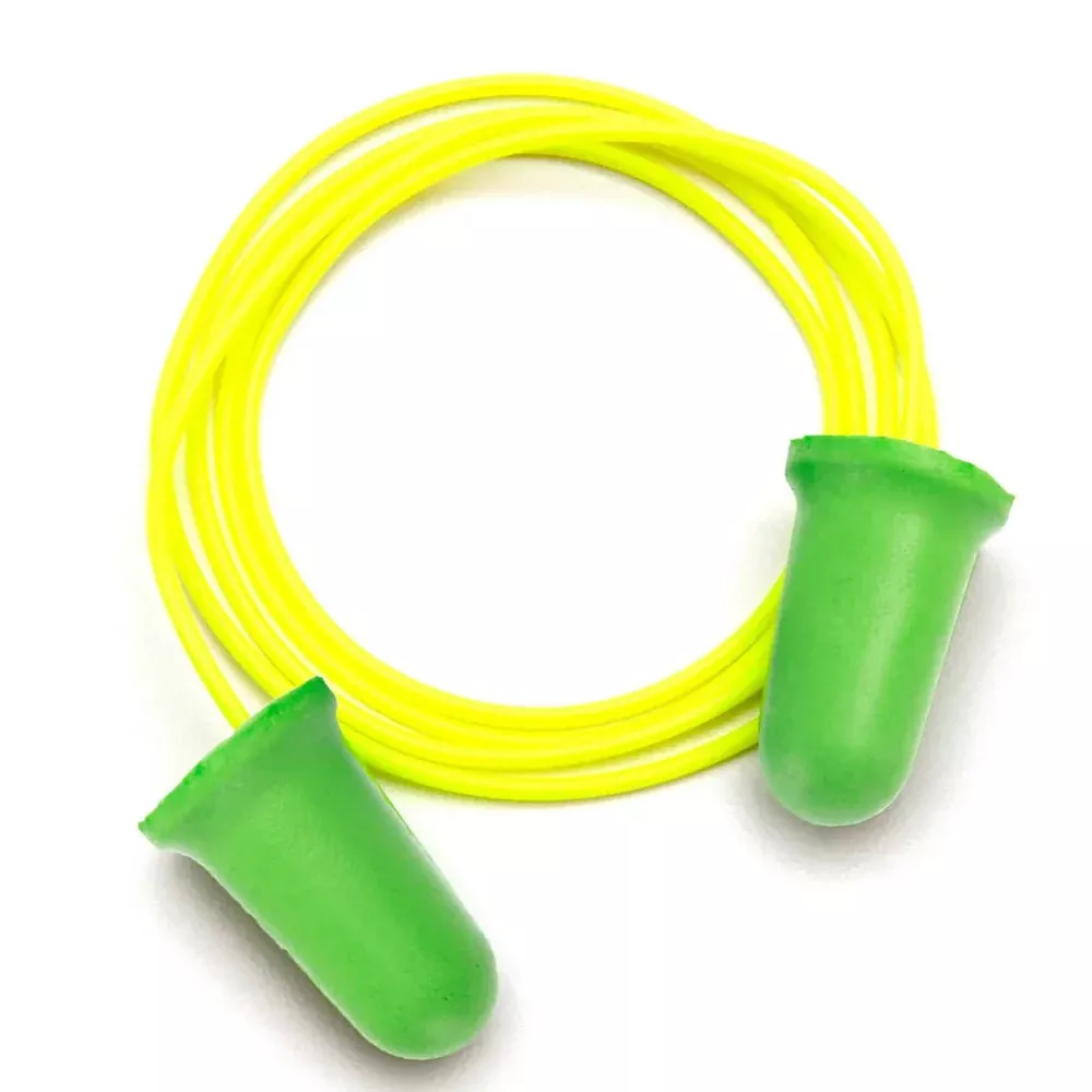 Pyramex DP1201 Bell-Shaped Disposable Corded Earplugs, NRR 30dB, 1 box (100 pairs)