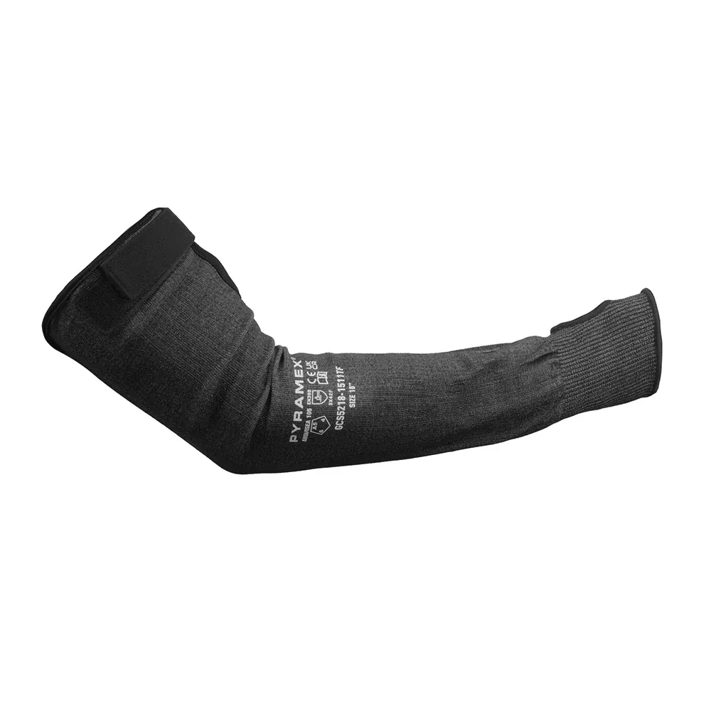 Pyramex GCS52 HPPE A5 Cut 18″ Sleeve with Hook & Loop Cuff & Thumbhole