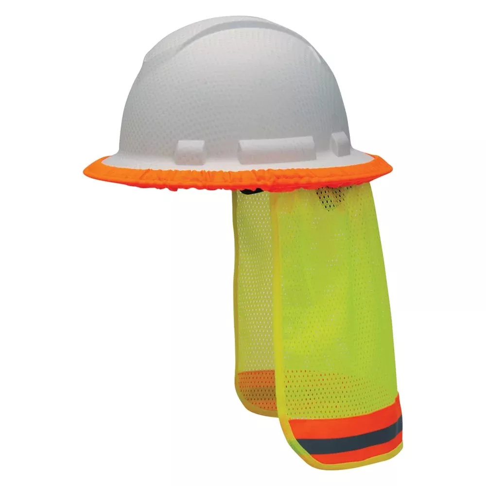 Pyramex HPESHADE Hi Vis Hard Hat Neck Shade with UPF 30