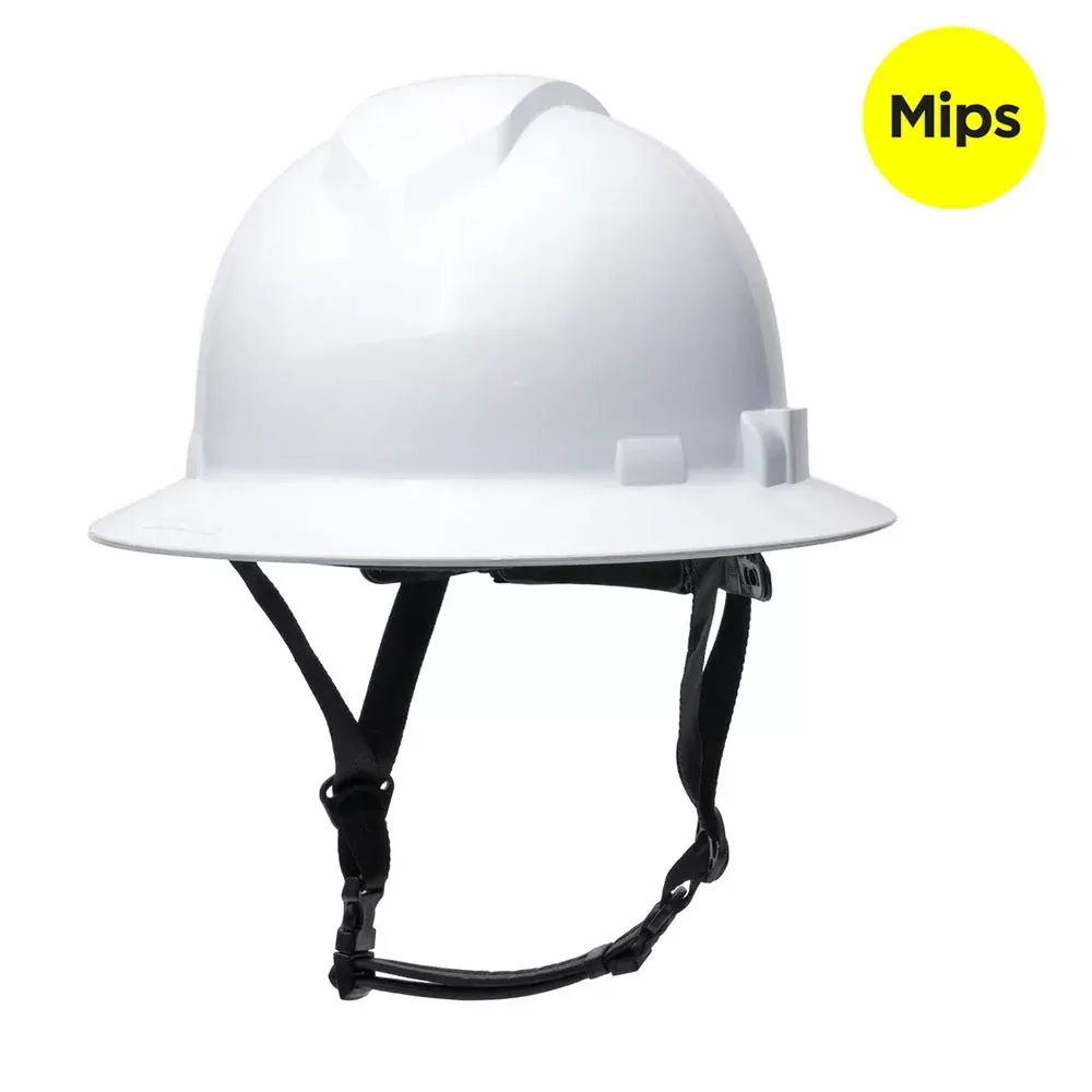 Pyramex Ridgeline T2 Type II Non-Vented Full Brim Hard Hat with Mips