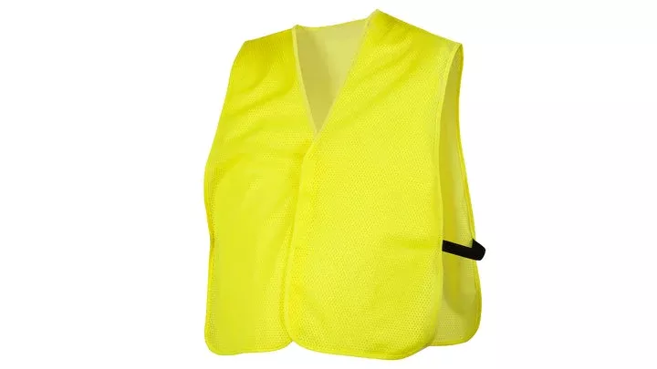 Pyramex RV1NS Hi-Viz Lime – Universal Fit – No Reflective Tape Vest