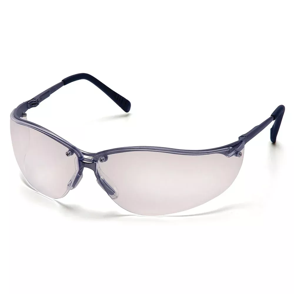 Pyramex V2-Metal Safety Glasses, Gun Metal Frame, 1 pair