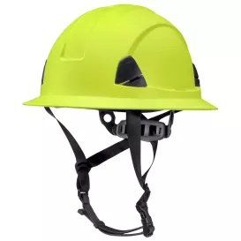 Radians RHF2 Dareware X Type II Class E Full Brim Safety Helmets – Hi-Vis Lime
