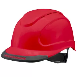 Radians RHH6V Hypeman Vented Cap Style Hard Hat – Ratchet Suspension – Red