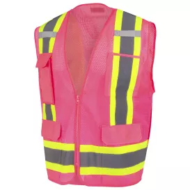 Radians SV6P Type O Class 1 Mesh Surveyor Safety Vest – Pink