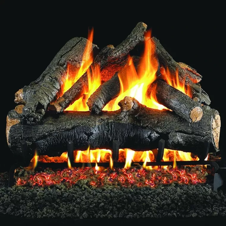 Real Fyre 18" American Oak Gas Log Set - AO-18+G46-18/20-11
