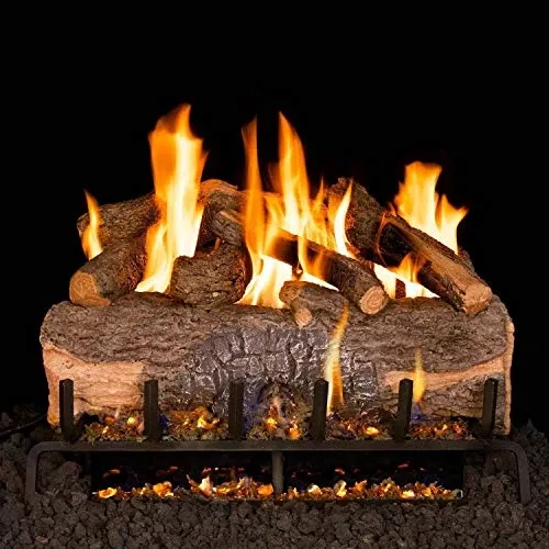Real Fyre 18" Mountain Crest Oak Gas Log Set - MCO-18+G31-18/20A