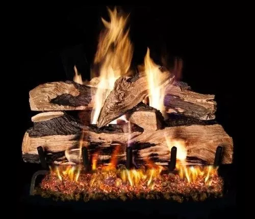 Real Fyre 18" Split Oak Designer Plus Log Set - SDP-18+G45-18/20