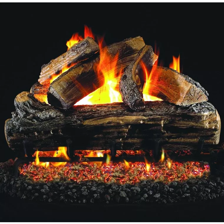 Real Fyre 20" Split Oak Gas Log Set - S-20+G46-18/20-11