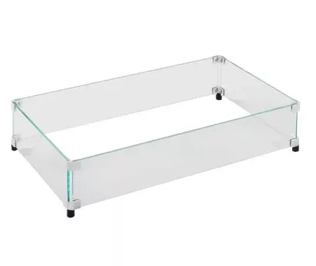 Rectangle Fire Pit Wind Guards