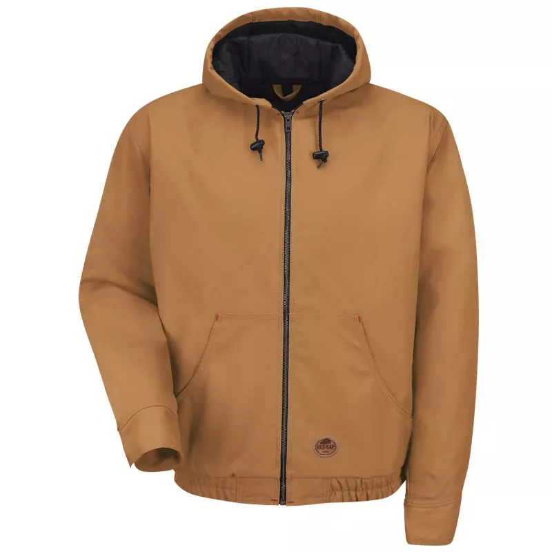 Red Kap Blended Duck Zip-Front Hooded Work Jacket – JD20