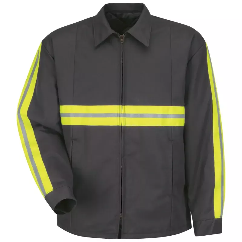 Red Kap Enhanced Visibility Perma-Lined Panel Jacket – JT50-EHV