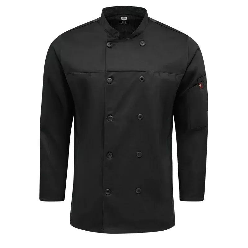 Red Kap Men’s Deluxe Airflow Chef Coat – 054M