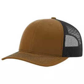 Richardson 112 Snapback Trucker Cap - Caramel/Black