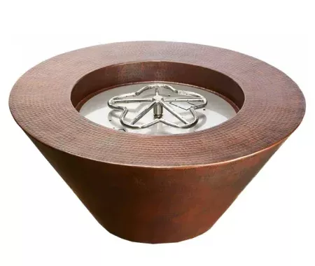 Round Gas Fire Pit Table With Electronic Ignition