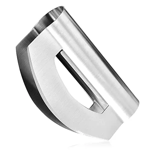 Salad Chopper,Mezzaluna Mincing Knives Vegetable Knife Vegetable Chopper,Stainless Steel Double Blade Salad Cutter Fruit and Vegetables Cutter Cheese Herb Chopper Kitchen Tools