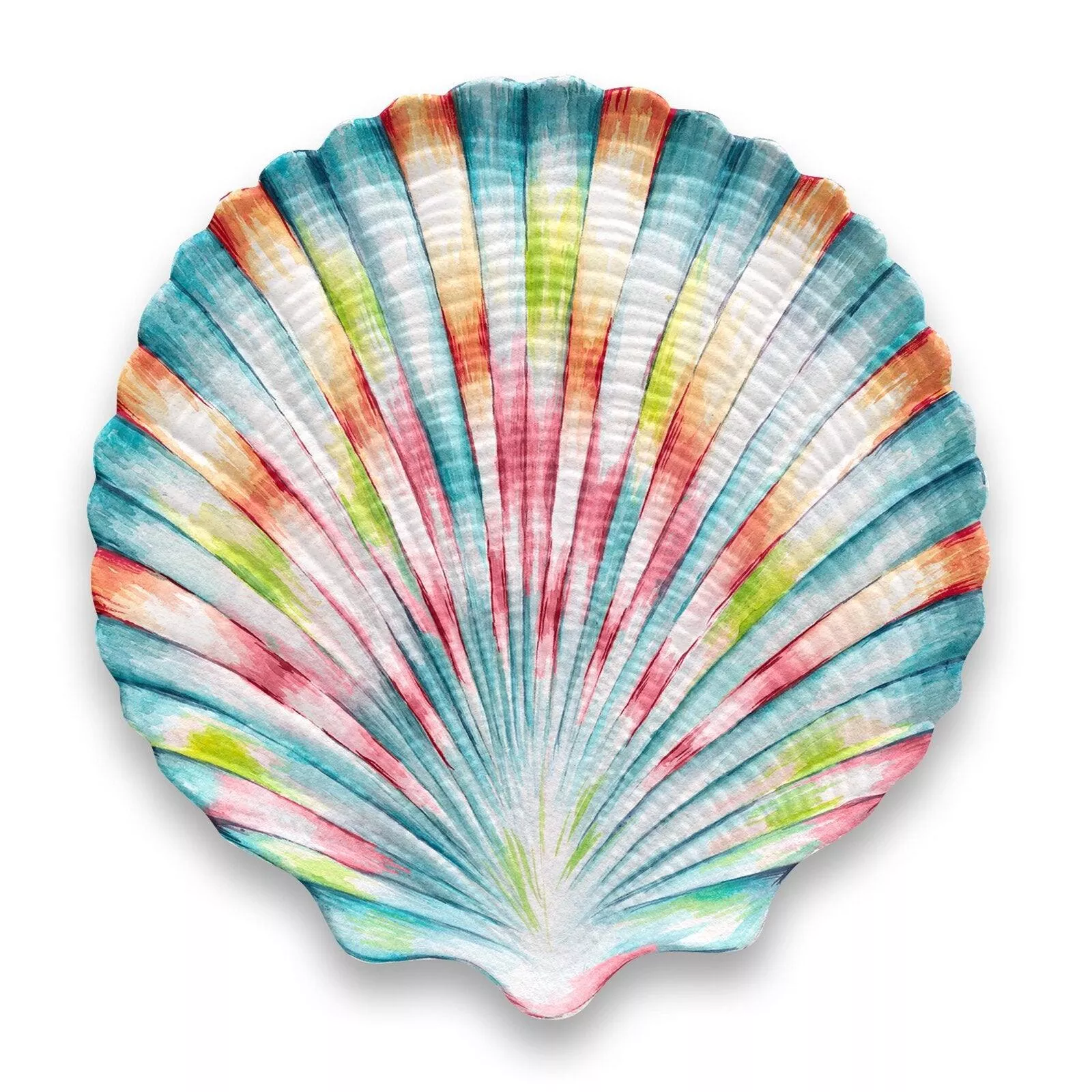 Sandbar Brights Shell Shaped Serving Platter