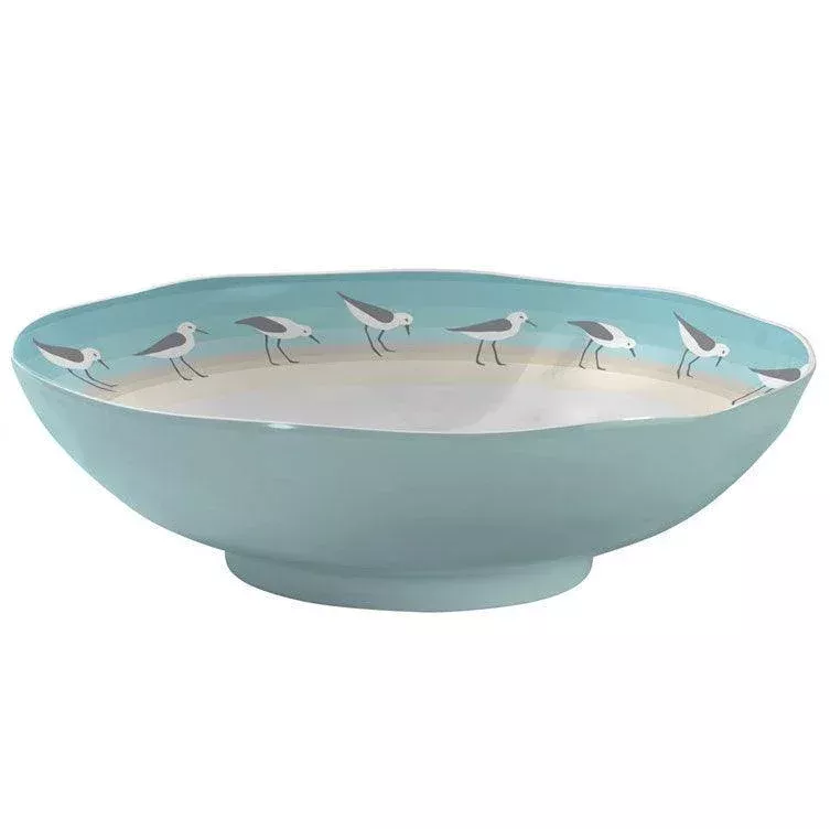 Sandpipers 11.5″ x 3″ Serving Bowl
