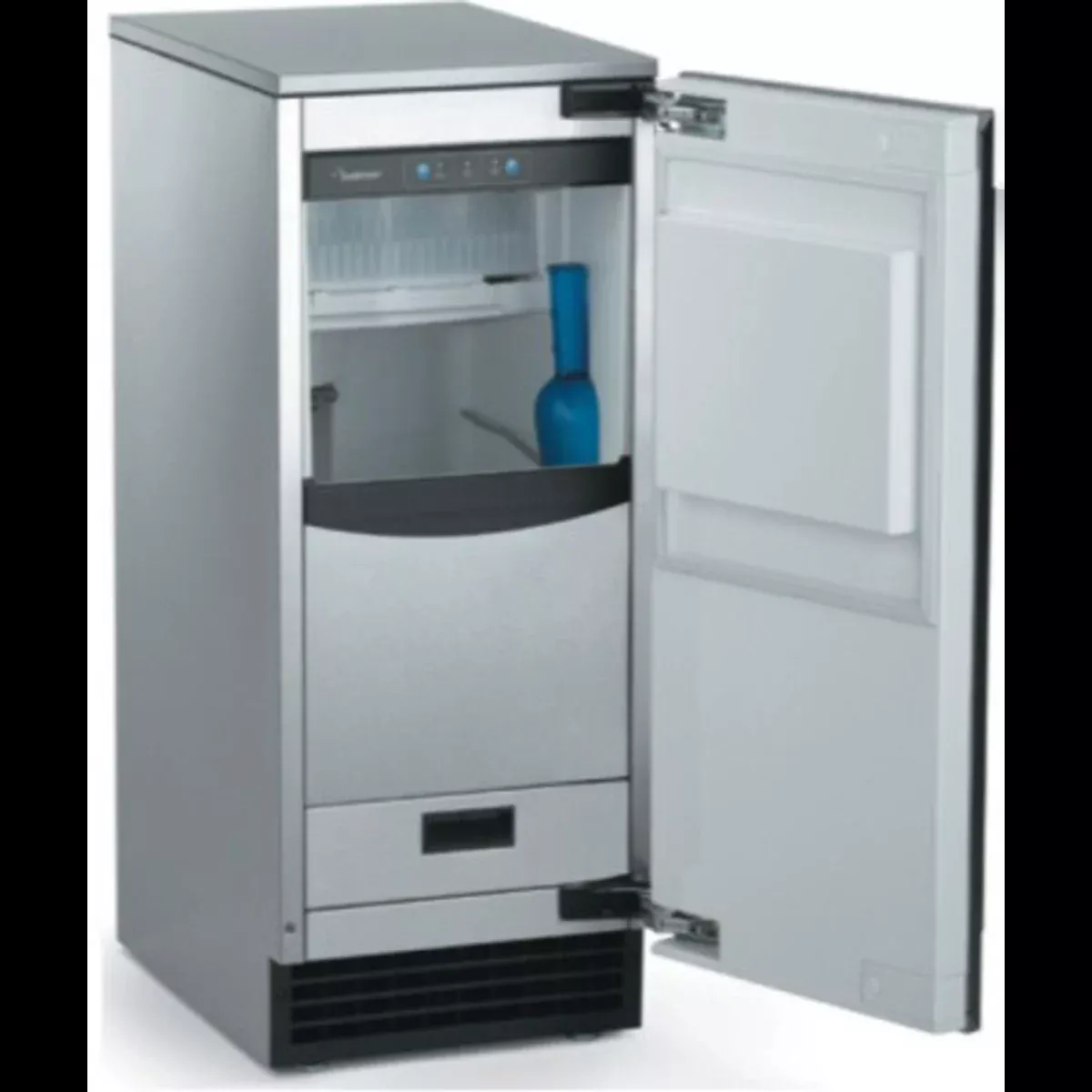 Scotsman 15 InchOutdoorBrilliance Nugget Ice Maker with Solid Door