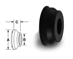 Security ASHT+ 6″ I.D. Duratech Canada Finishing Cone Wall Radiation Shield (6PD-1/6DTC-FC)