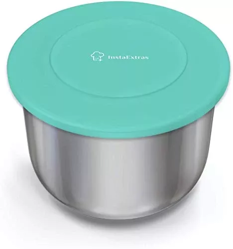 Silicone Lid Fits Instant Pot - 6 Quart Inner Pot Cover for IP Duo-60, Nova, Plus, Max, Lux, Gem, Viva, Smart Wifi & More - Best Insta-Pot Sealing Lid for 6 QT Pressure Cookers – Fits 5qt 6qt Models