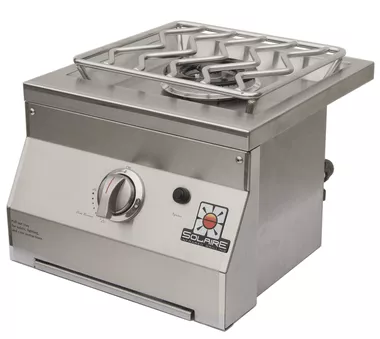 Single Built-In Side Burner - Item #SOL-SSB-14