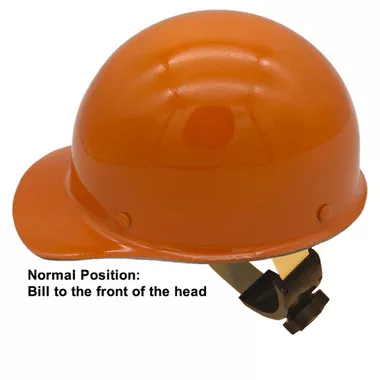 Skullgard Cap Style Hard Hats With Swing Suspension Orange