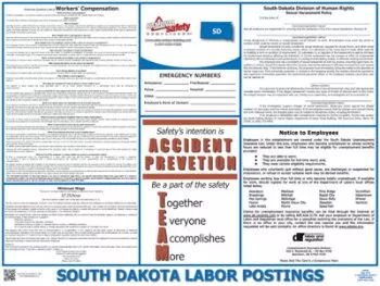 South Dakota State Labor Law Poster